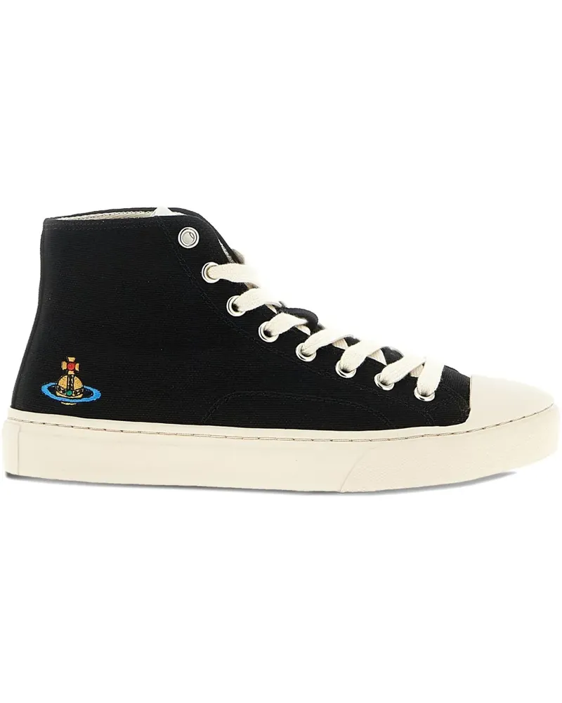 Vivienne Westwood high-top orb-detail sneakers - Schwarz Schwarz