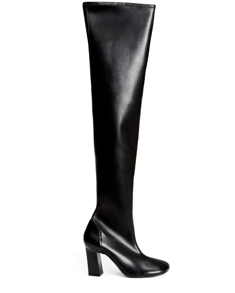Fabiana Filippi Stiefel aus Faux-Leder - Schwarz Schwarz