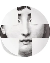 Fornasetti Tema e Variazioni n.151 Wandteller Weiß