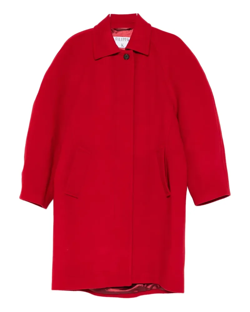 Filippa K single-breasted coat - Rot Rot