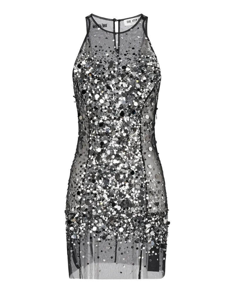 ATTICO tulle sequin-embellished mini dress - Schwarz Schwarz