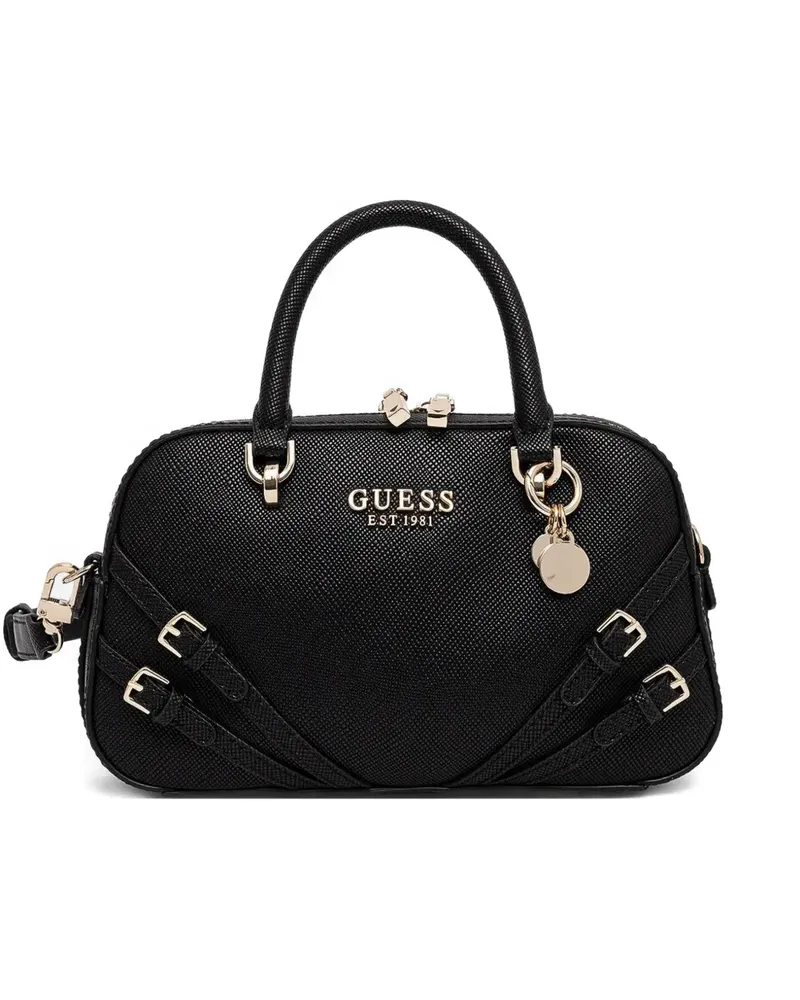 Guess Tote Bag mit Logo-Schriftzug - Schwarz Schwarz