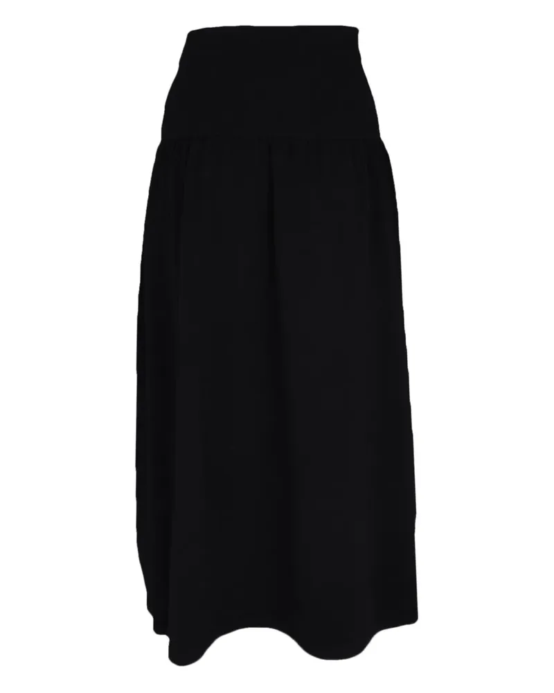 Vince Maxirock mit tiefer Taille - Schwarz Schwarz