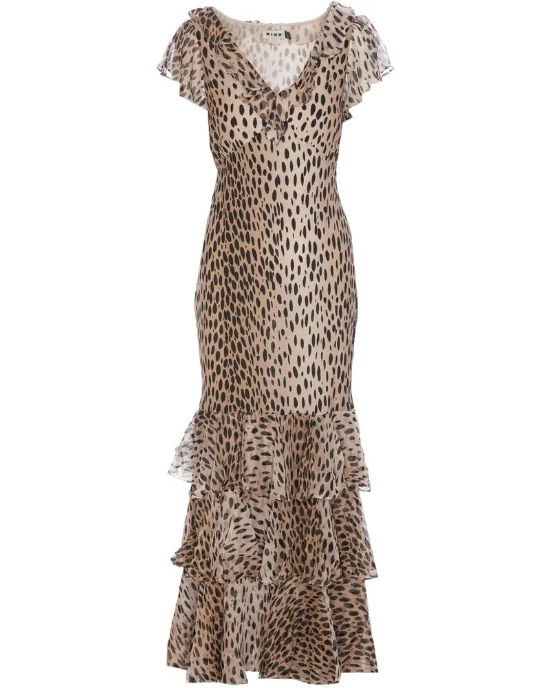 RIXO Amelie Kleid - Nude Nude
