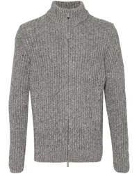 Eleventy Gerippter Cardigan Grau