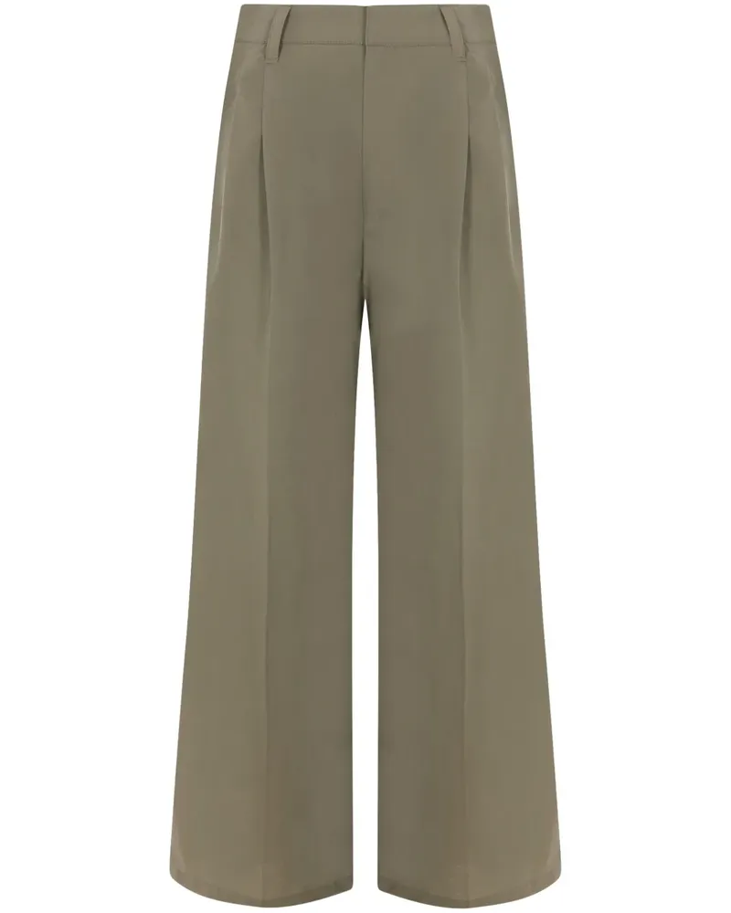 Brunello Cucinelli Hose mit Bundfalten - Grün Grün