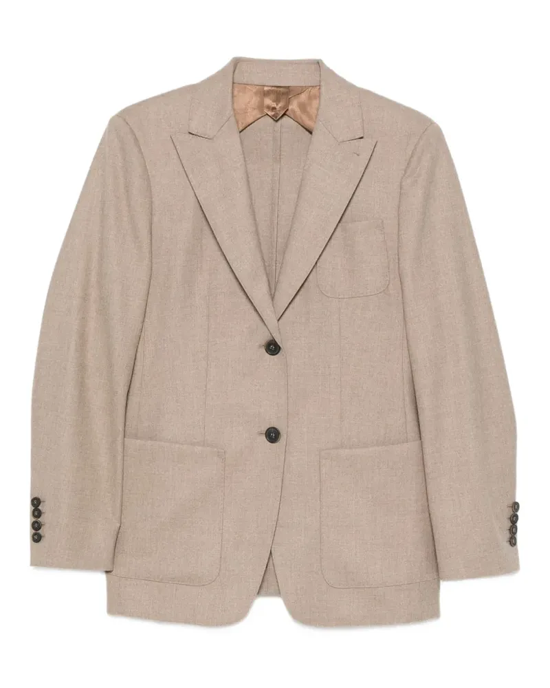 Max Mara Sakko mit fallendem Revers - Nude Nude