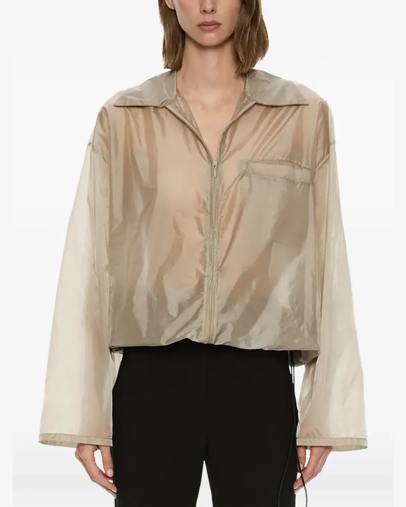 Christopher Esber Lucent Jacke mit Sheer-Finish - Nude Nude