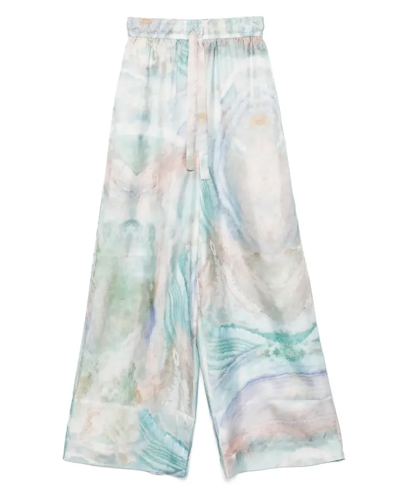 Zimmermann The Illuminate Hose mit weitem Bein - Blau Blau