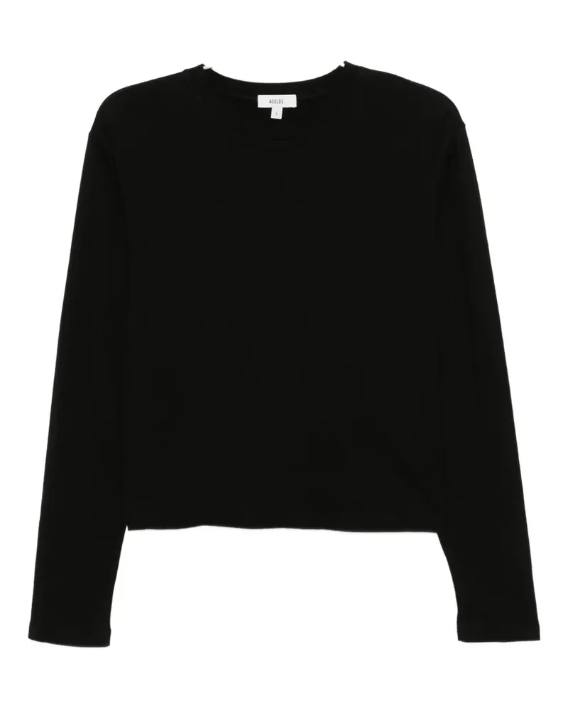 AGOLDE T-Shirt aus Baumwolle - Schwarz Schwarz