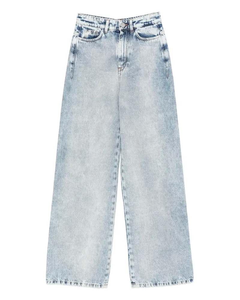 Vivetta acid-wash wide-leg jeans - Blau Blau