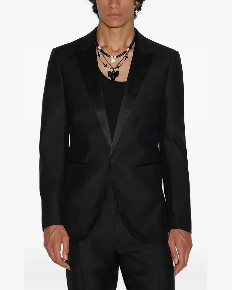 Dsquared2 Schmaler Anzug - Schwarz Schwarz