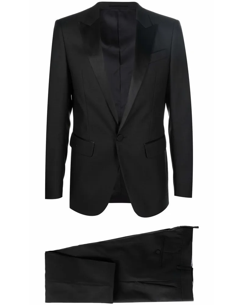 Dsquared2 Schmaler Anzug - Schwarz Schwarz