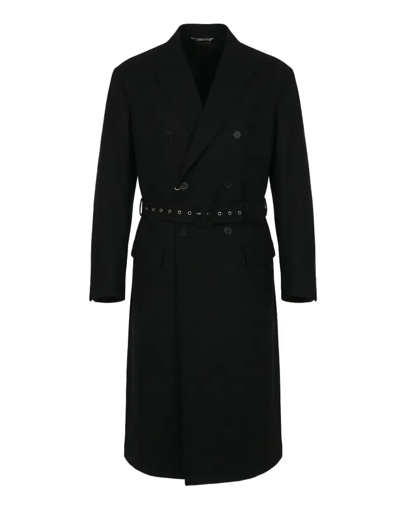 Valentino Garavani double-breasted belted coat - Schwarz Schwarz