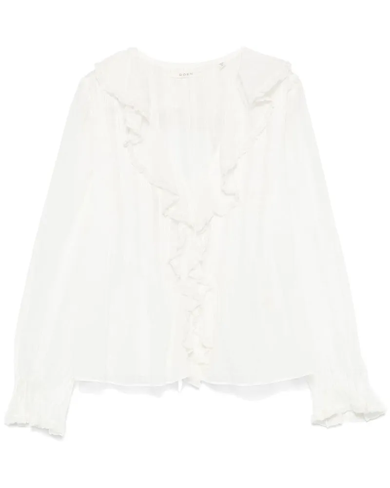 DÔEN Hardy Bluse - Weiß Weiß