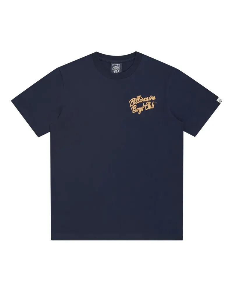 Billionaire Boys Club T-Shirt mit Logo-Stickerei - Blau Blau