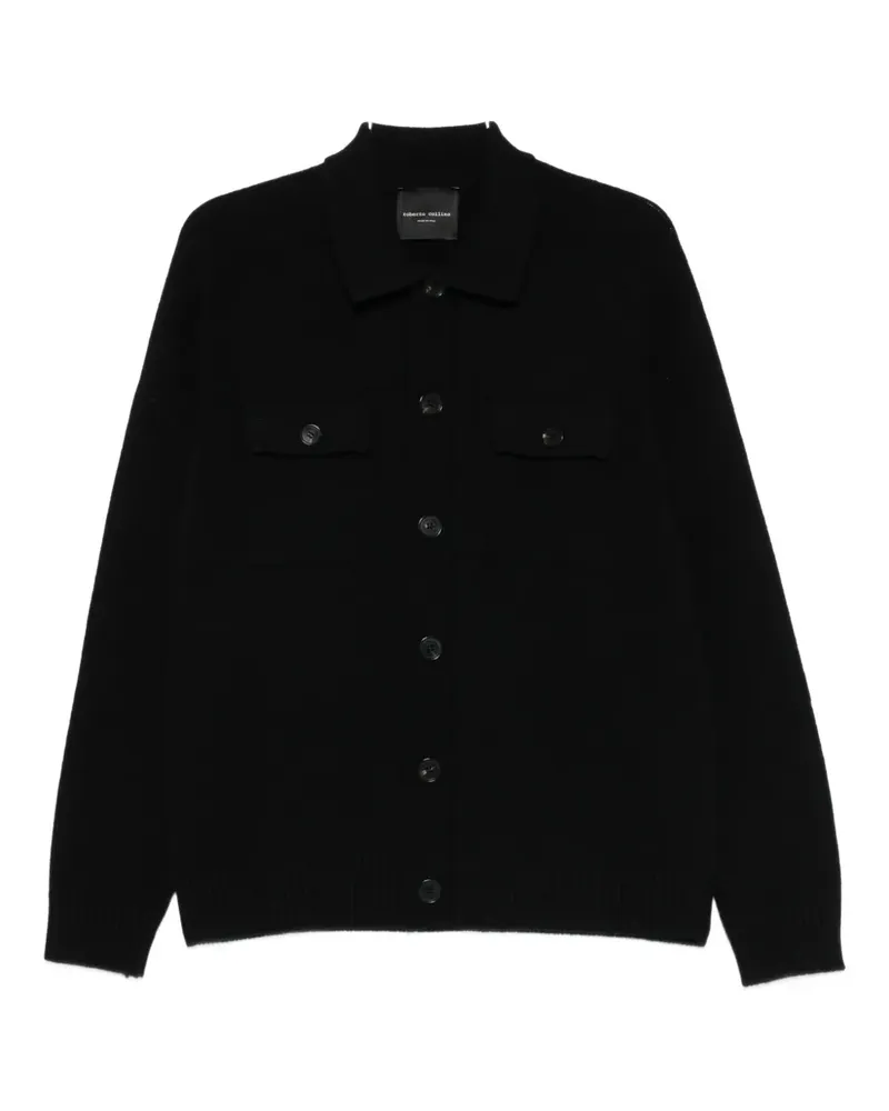Roberto Collina raglan-sleeve shirt - Schwarz Schwarz