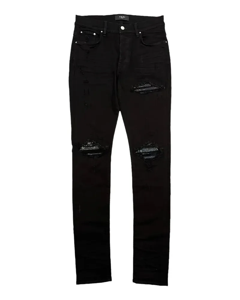 Amiri MX1 bandana-patch "Black" jeans - Schwarz Schwarz