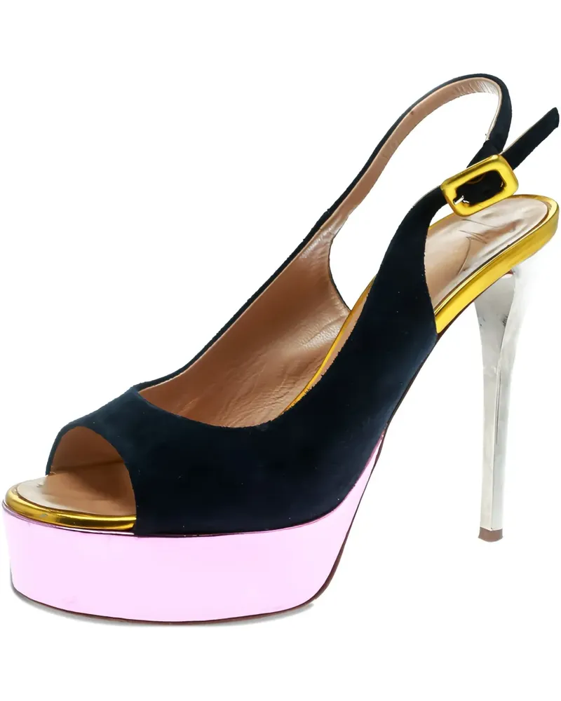 Giuseppe Zanotti Sandalen mit Plateau 120mm - Blau Blau