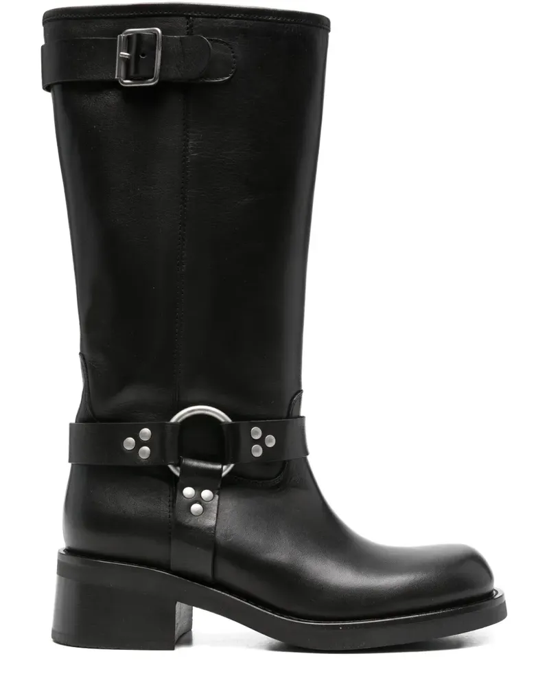 P.A.R.O.S.H. Stiefel mit Nieten - Schwarz Schwarz