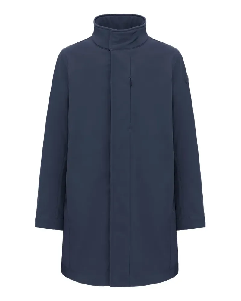 Colmar high-neck single-breasted coat - Blau Blau