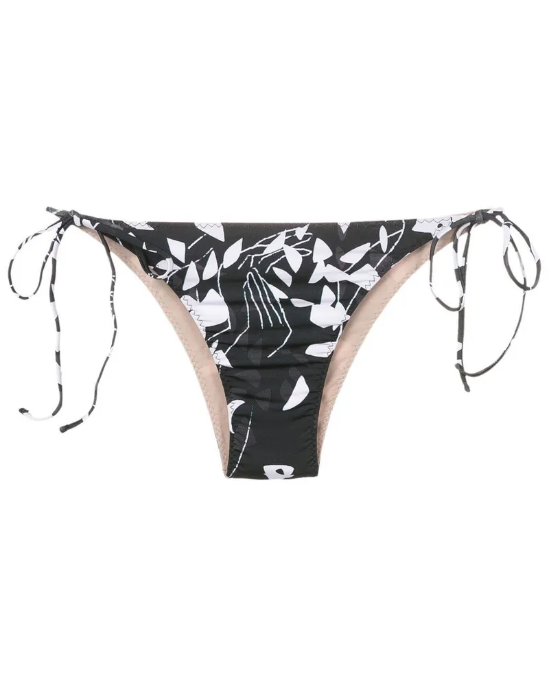 Clube Bossa Bikinihöschen mit Muster - Schwarz Schwarz