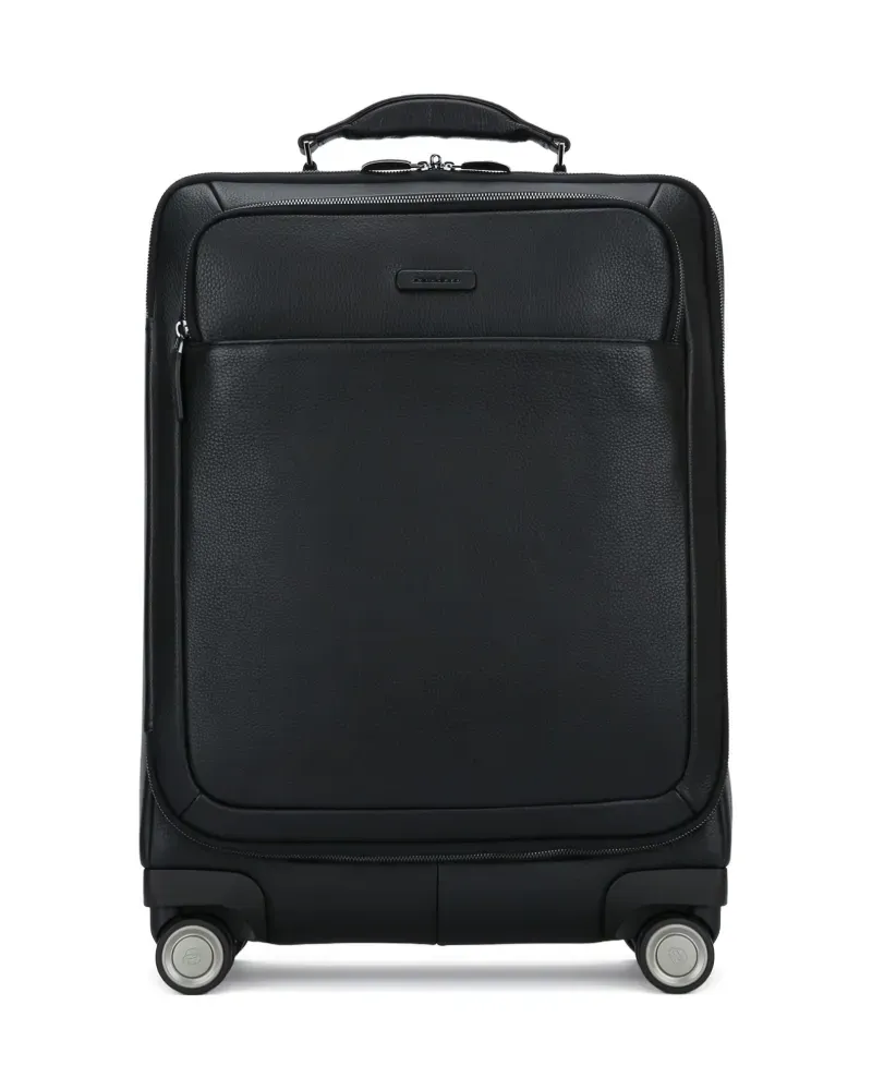Piquadro zip-fastening trolley - Schwarz Schwarz