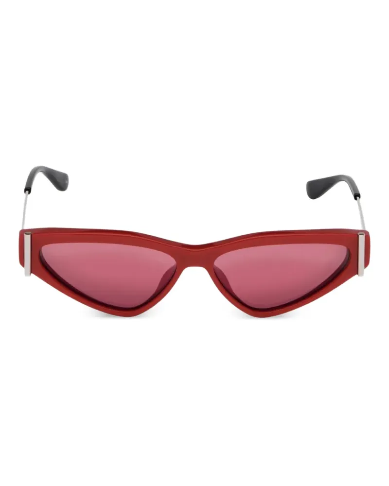 Alexander McQueen T-Bar cat-eye frame sunglasses - Rot Rot