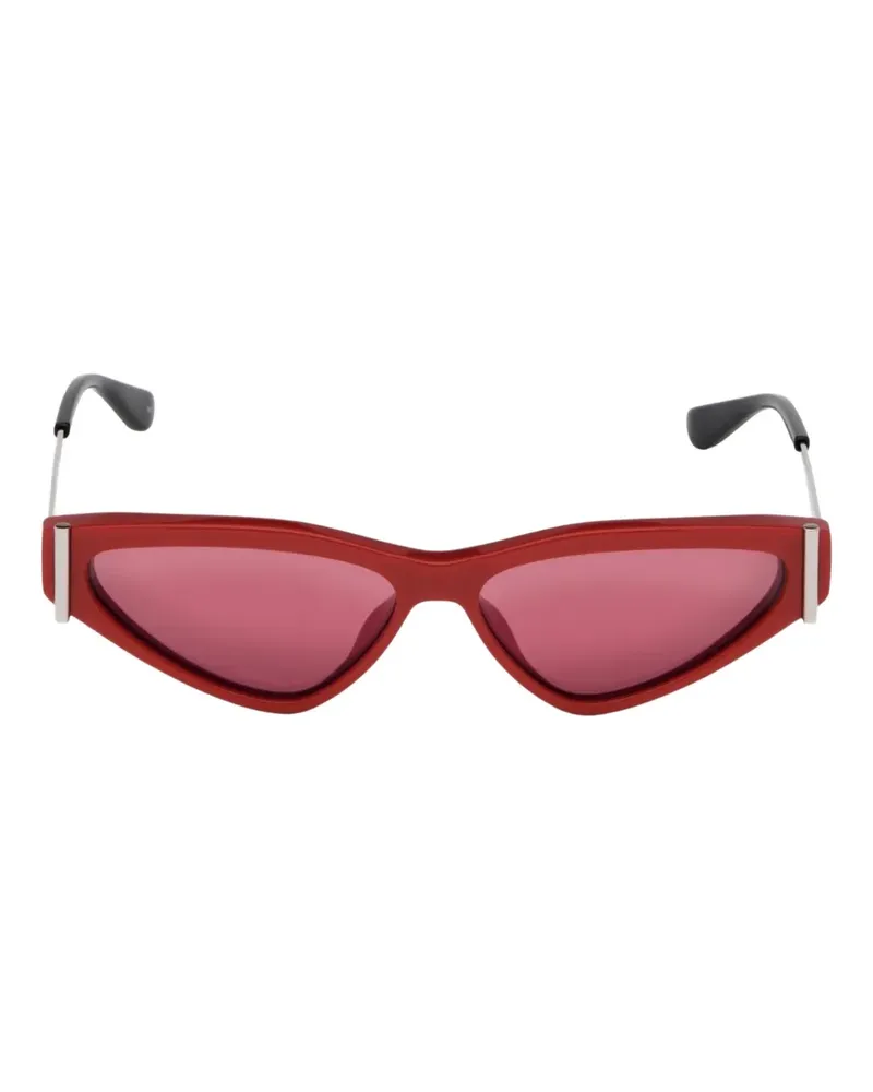 Alexander McQueen T-Bar cat-eye frame sunglasses - Rot Rot