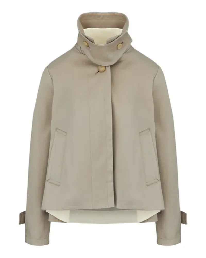 Lorena Antoniazzi funnel-neck jacket - Nude Nude