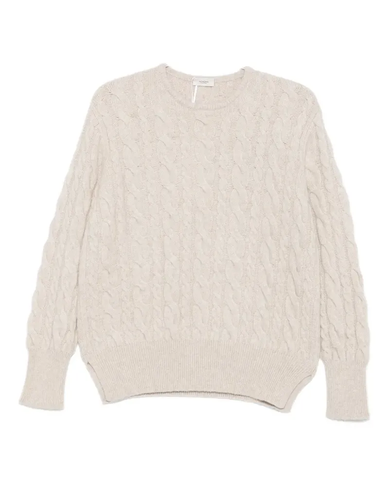 AGNONA cable-knit sweater - Nude Nude