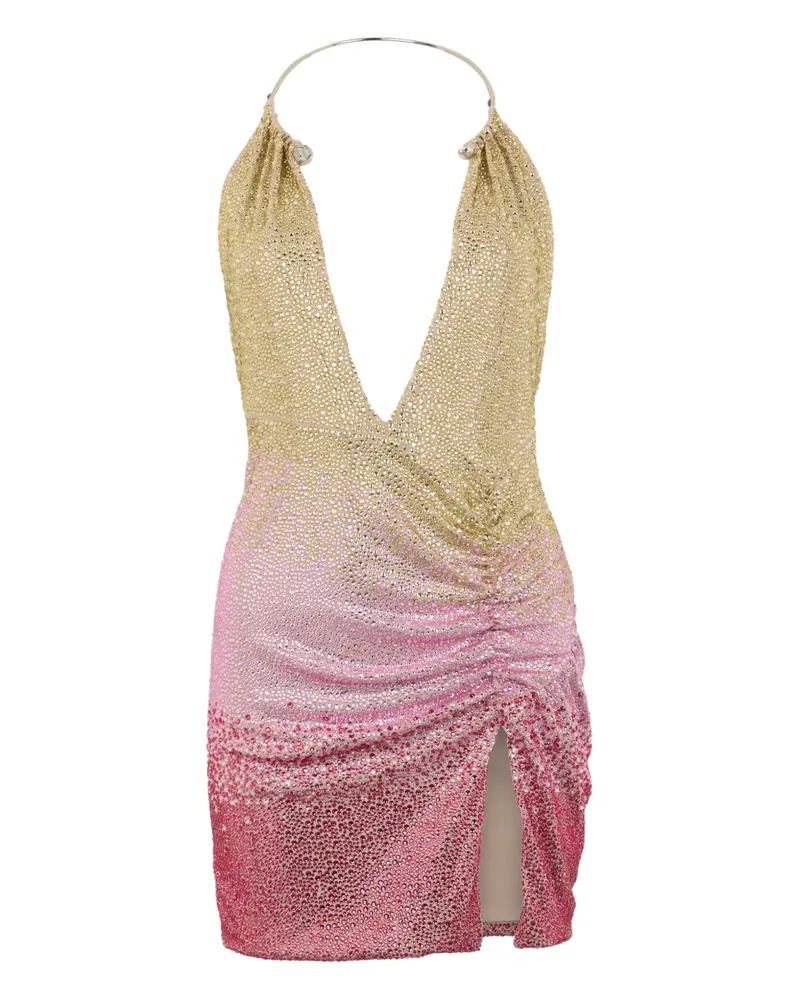 Philipp Plein Rückenfreies Minikleid - Rosa Rosa