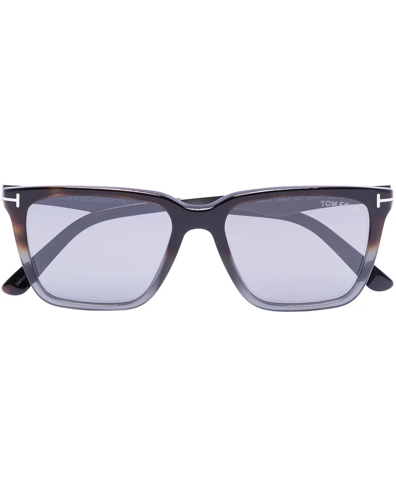 Tom Ford Eckige Garrett Sonnenbrille - Grau Grau