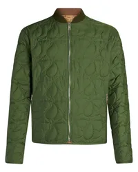 Etro Bomberjacke mit Paisley-Steppung Grün