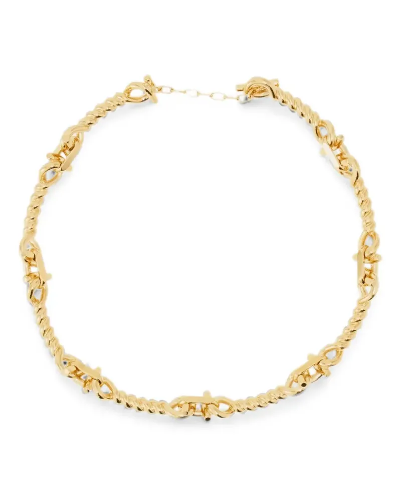 Ferragamo Twisted Gancini necklace - Gold Gold