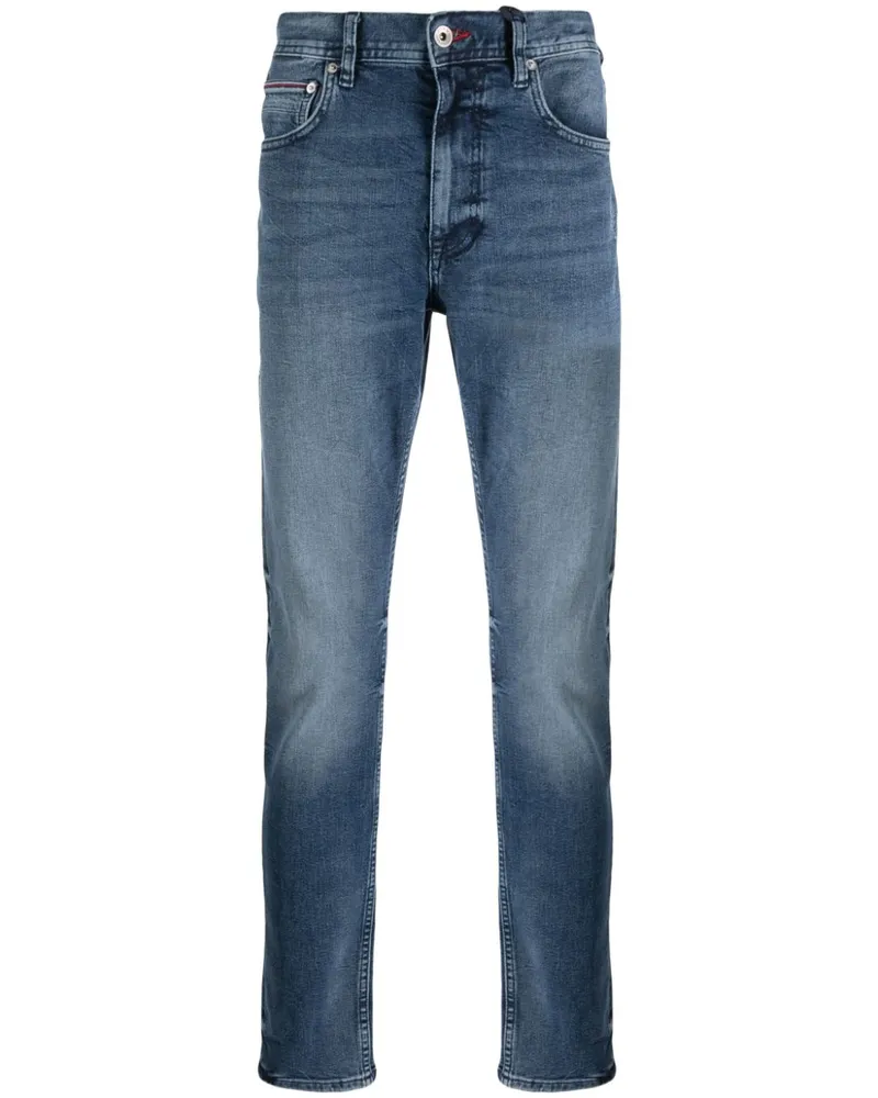 Tommy Hilfiger Halbhohe Skinny-Jeans - Blau Blau