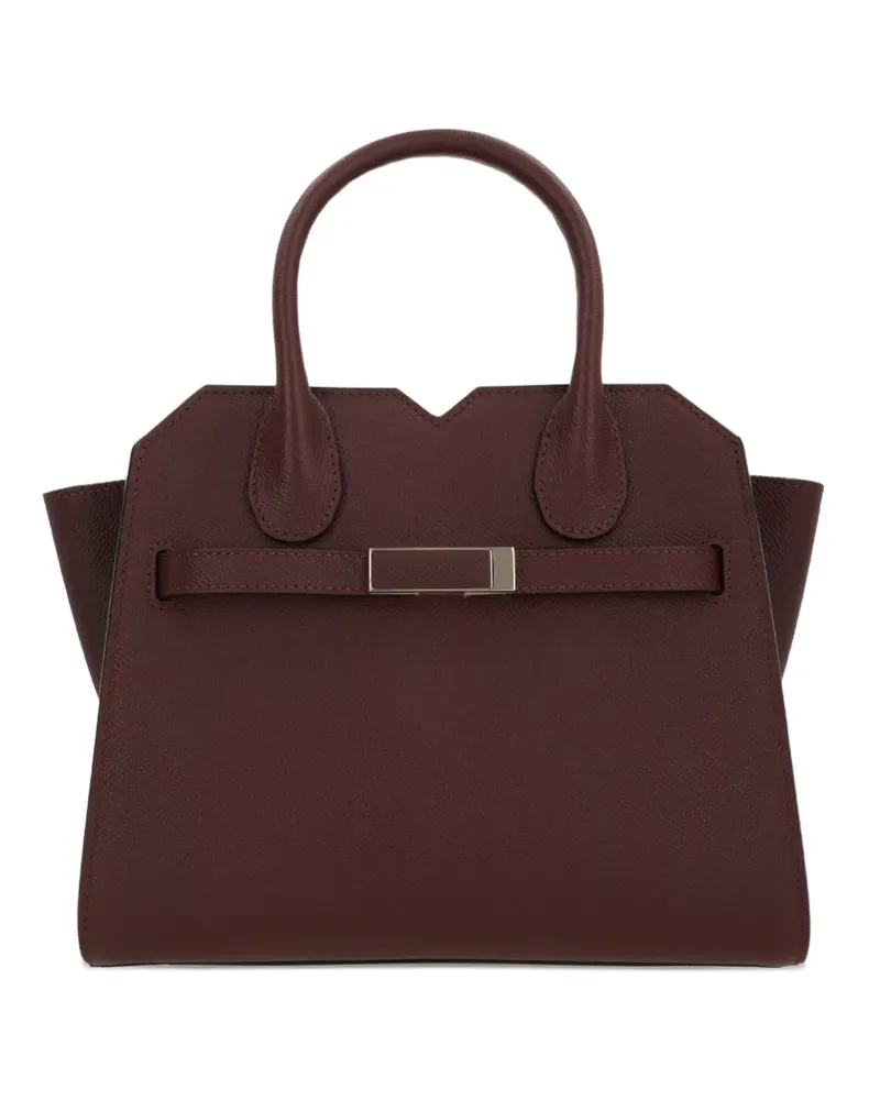 Valextra mini Milano leather tote bag - Rot Rot