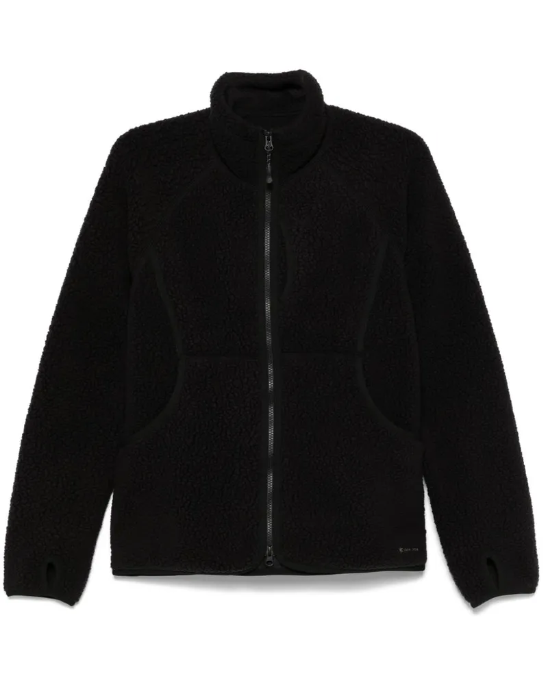 Snow Peak Jacke aus Fleece - Schwarz Schwarz