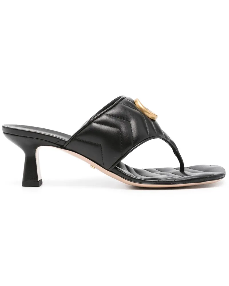 Gucci Sandalen mit GG 60mm - Schwarz Schwarz