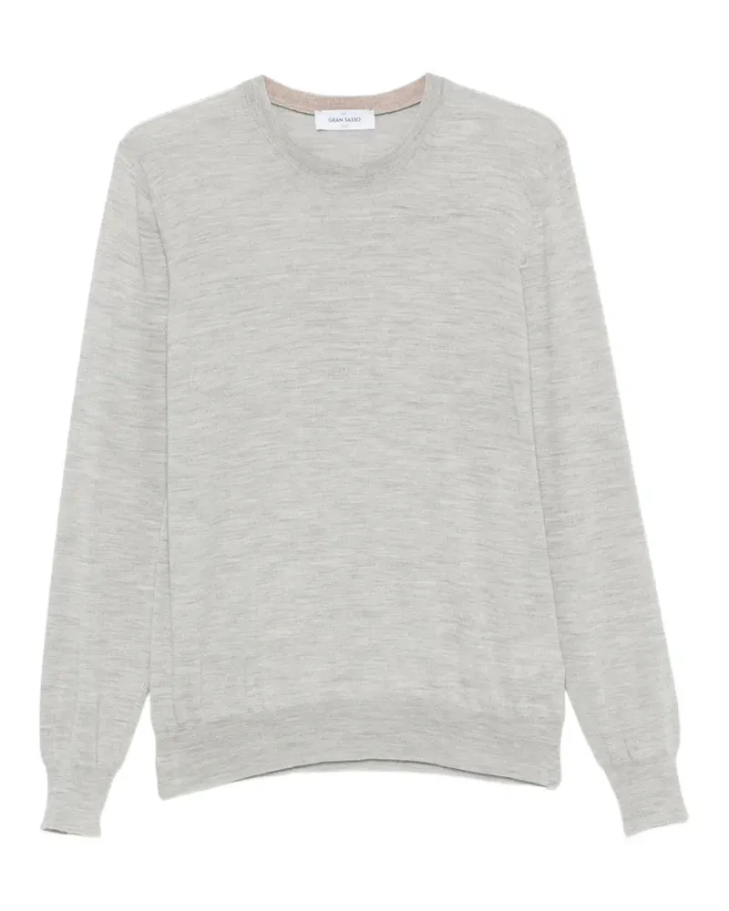 Gran Sasso Pullover mit rundem Ausschnitt - Grau Grau
