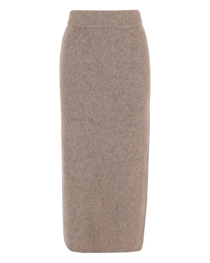 Lauren Manoogian Midirock mit elastischem Bund - Nude Nude