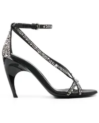 Alexander McQueen Armadillo Sandalen 95mm Schwarz