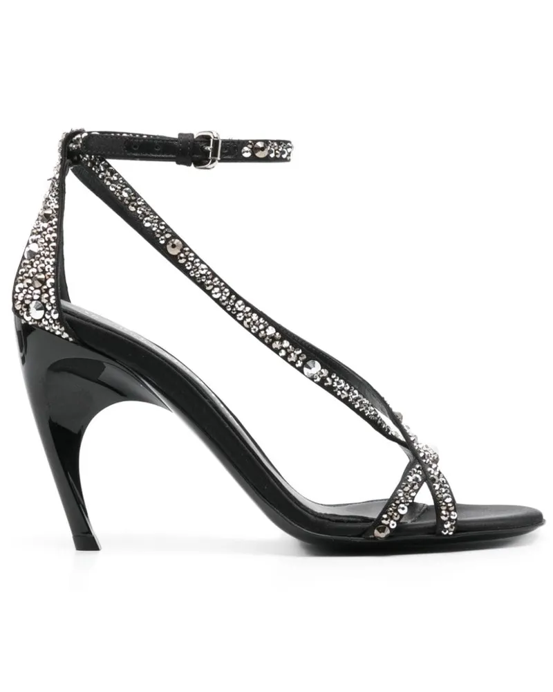 Alexander McQueen Armadillo Sandalen 95mm - Schwarz Schwarz