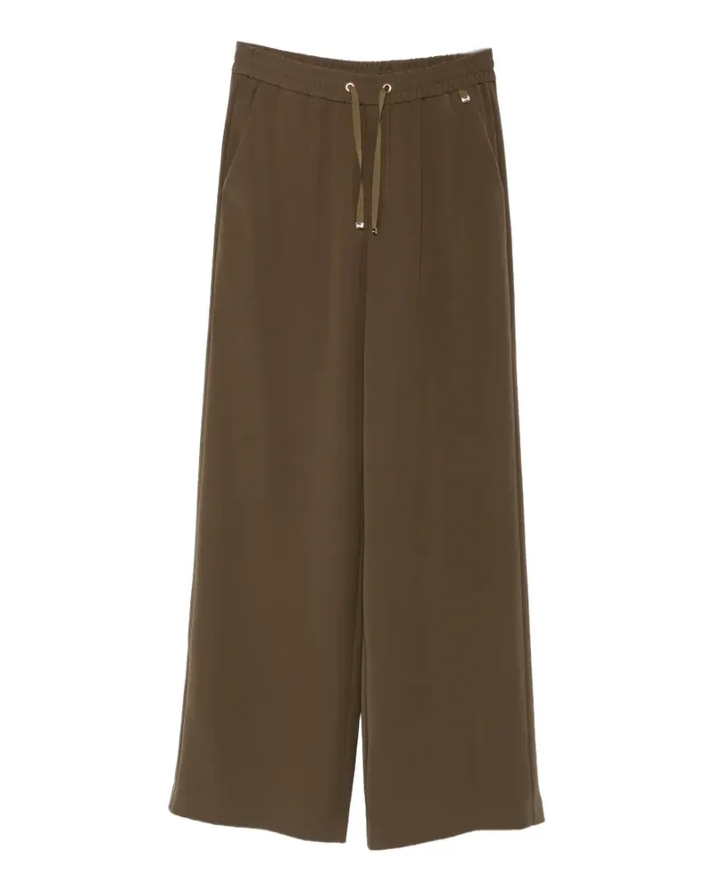 Herno drawstring wide-leg trousers - Grün Grün
