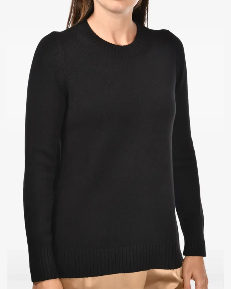 Gran Sasso Pullover mit Rundhalsausschnitt - Schwarz Schwarz