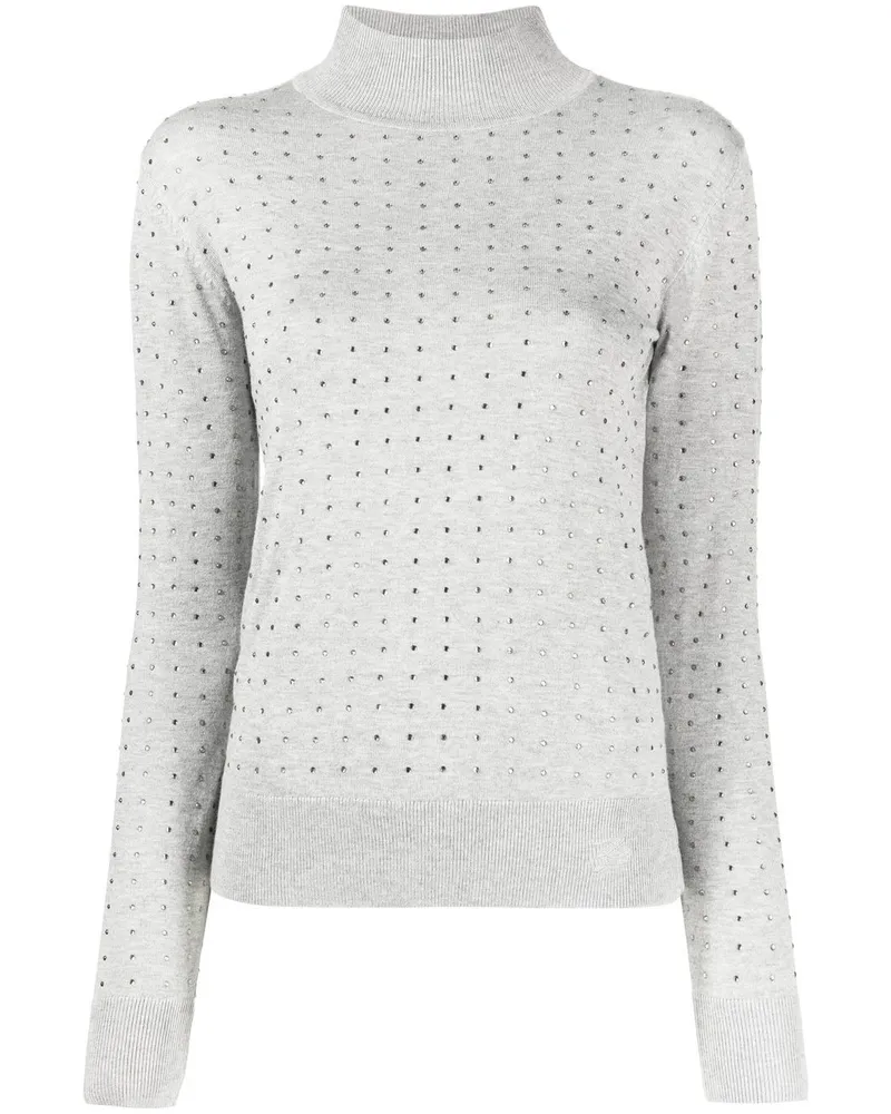 Karl Lagerfeld Rückenfreier Pullover - Grau Grau