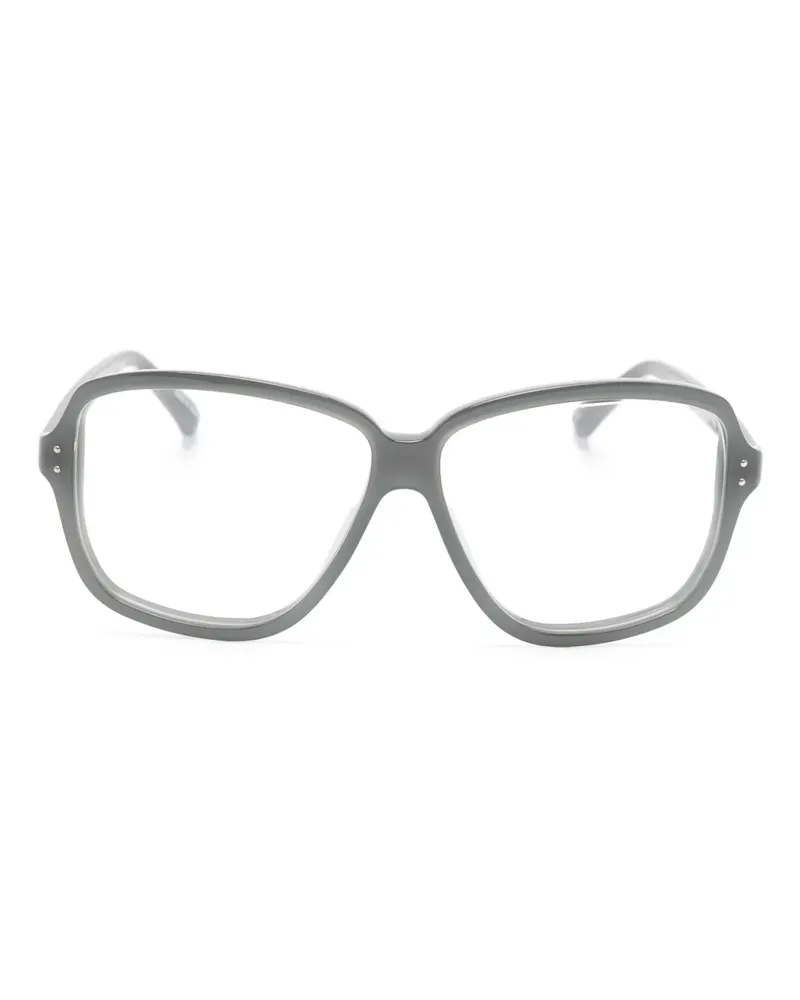 Linda Farrow Brille mit Oversized-Gestell - Nude Nude
