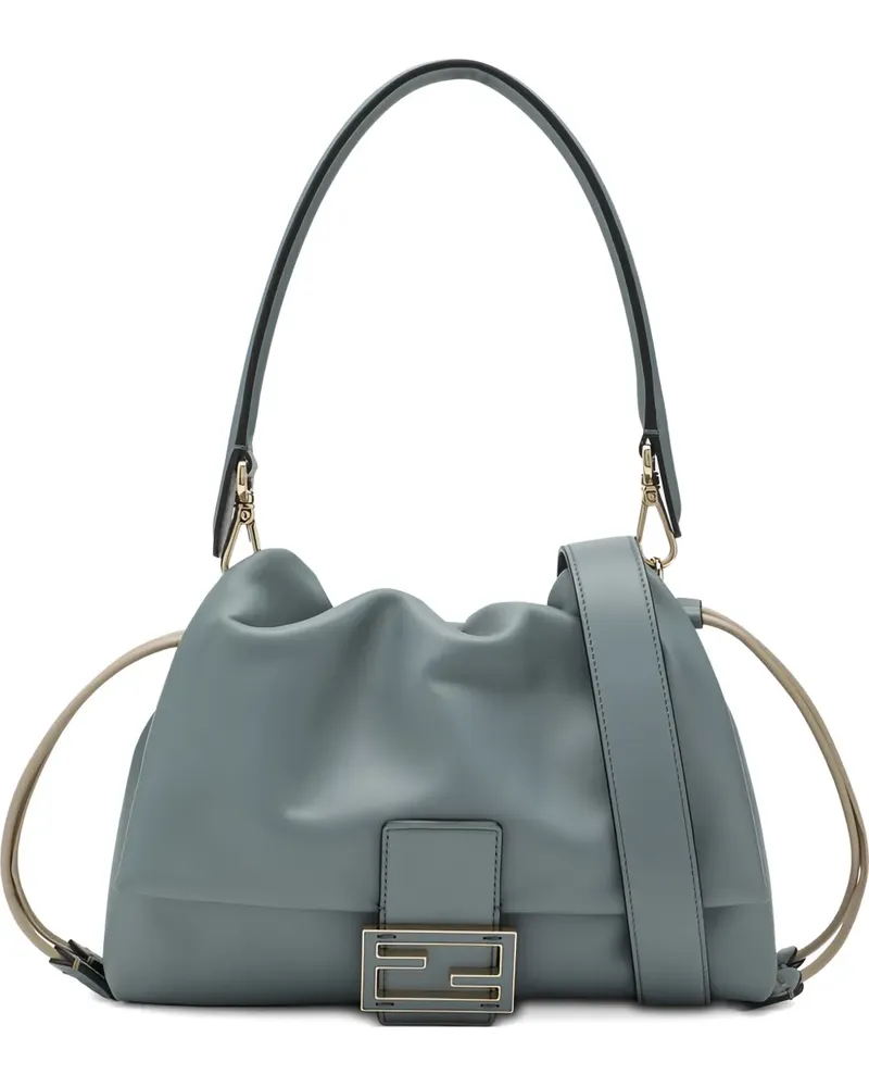 Fendi Mamma Baguette Medium drawstring shoulder bag - Blau Blau