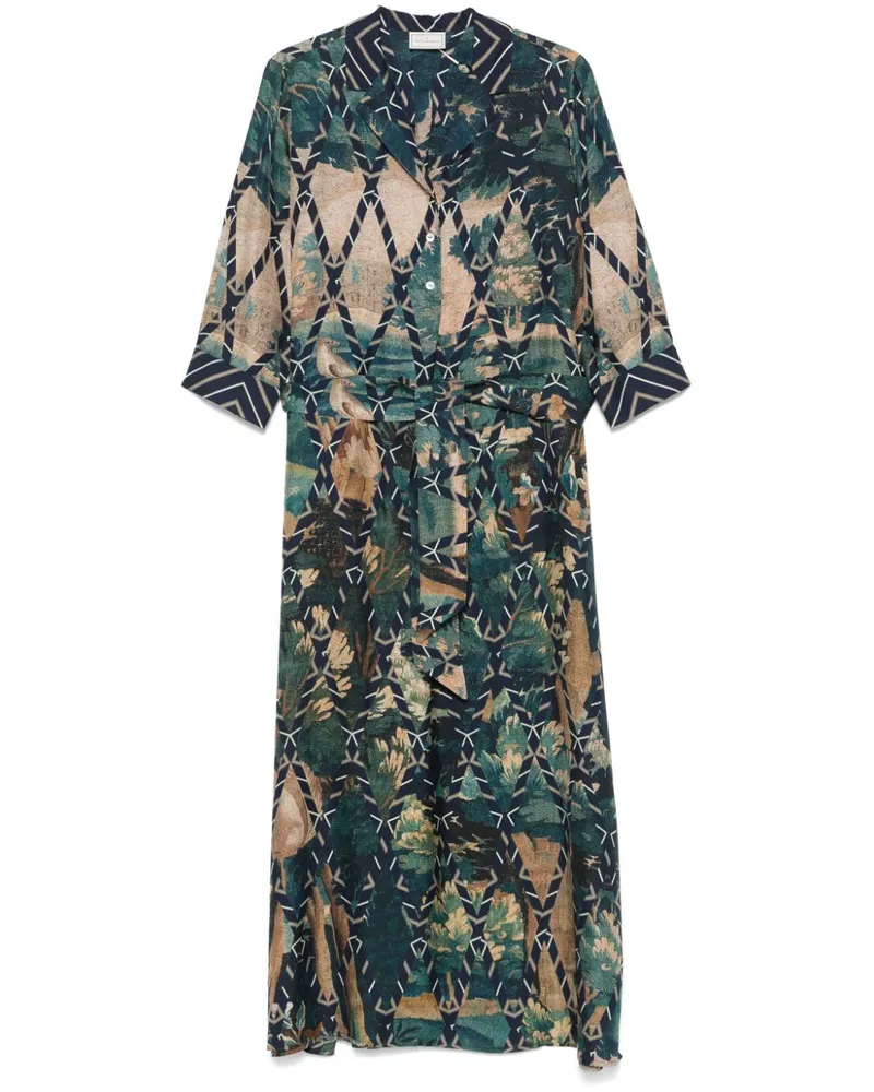 Pierre-Louis Mascia Aloe Maxikleid - Blau Blau
