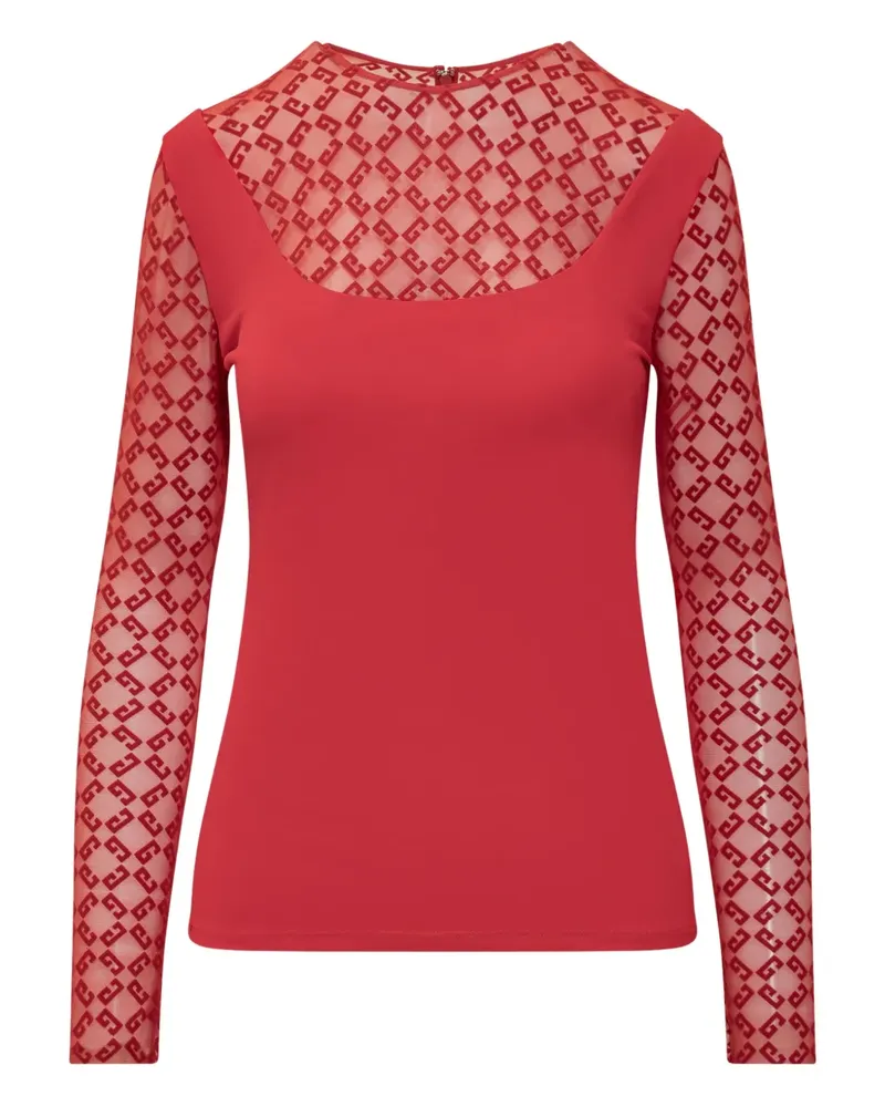 Givenchy Oberteil mit Logo - Rot Rot